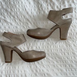 Miz Mooz tan leather heels 38.5